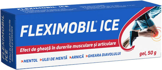 Fiterman Pharma Fleximobil Ice Охлаждащ Гел Криотерапия 50гр