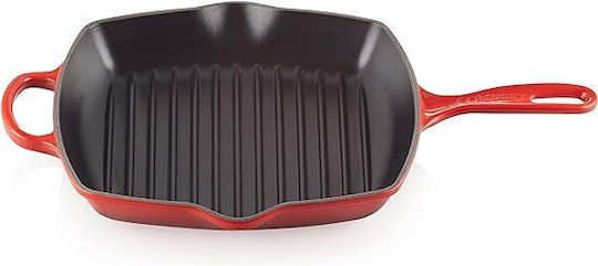 Le Creuset Cast Iron Grill Pan with Enamel Interior Coating 26cm