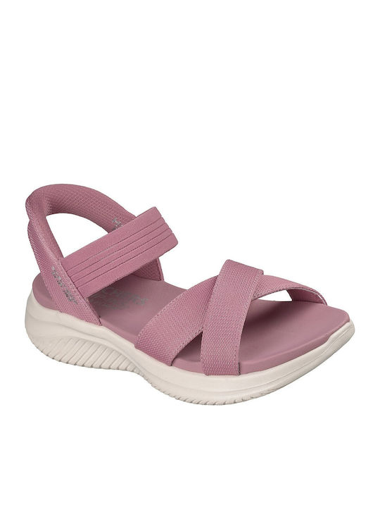 Skechers Flex 3.0 Sandale Casual Damă Roz