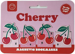 Puckator Μαγνητικοί Σελιδοδείκτες Cherries 4τμχ