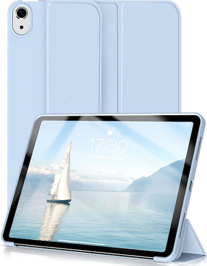 Husă Ipad Air 11 Inch M4 M3 M2 2026-2024 Auto Wake Sleep Ultra Slim Stand TPU Moale – Albastru Gheață
