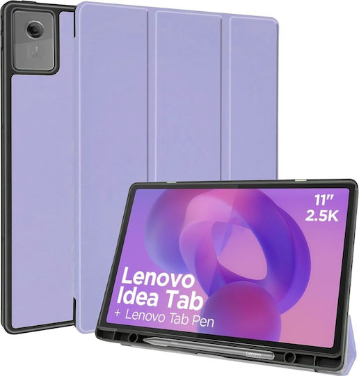 Case Lenovo Idea Tab 11.0″ 2025 Stylus Holder Eco Leather Smart Cover – Lila