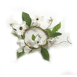 Zaros Weihnachtskranz Dekoratives Stoffkranz 6Stück Weiße