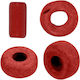 Keramik Perlen Ronde Rot 10mmx5mm Ø4mm 1 Stück