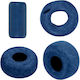 Keramik Perlen Ronde Blau 10mmx5mm Ø4mm 1Stück