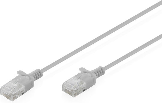 Digitus U/UTP Cat.6 (Gigabit) Ethernet Network Cable 3m Gray