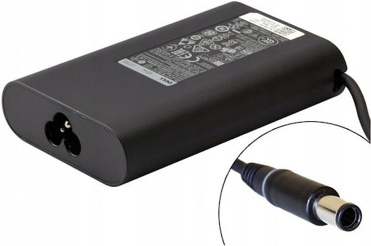 Dell Φορτιστής Laptop 65W 19.5V 3.34A για Dell με Αποσπώμενο Καλώδιο Τροφοδοσίας και με σετ βυσμάτων