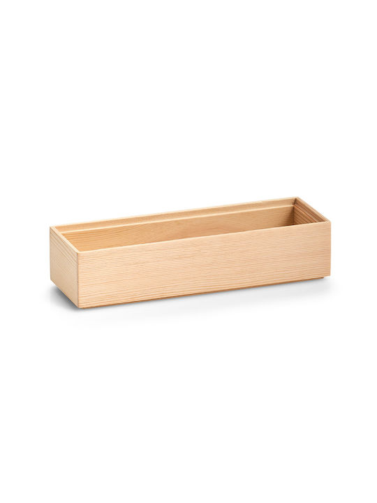 Βάζο Γενικής Χρήσης με Καπάκι Ξύλινο 7.5x5x23cm
