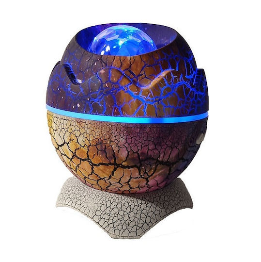 Galaxy Kids Projector Lamp with Star Projection White 9.3x2.5cm