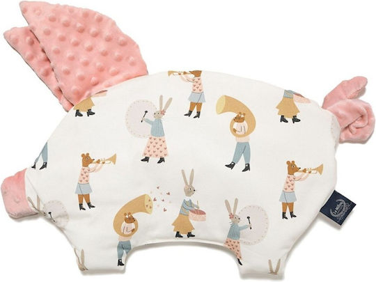 La Millou Βρεφικό Μαξιλάρι Ύπνου Sleepy Pig Pink Papaya 35x40εκ.