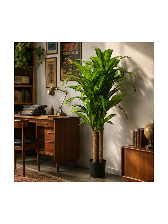 Plantă Artificială Decorativă Tropicală Ghiveci Negru 190cm Interior