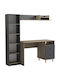 Desk Kontor Wooden Anthracite 120x50x160cm