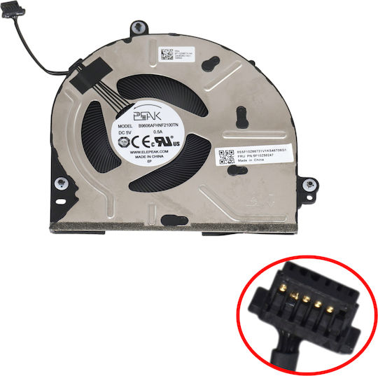 Laptop Cpu Cooling Fan Lenovo Thinkpad L14 Gen 3 L14 Gen 4 L15 Gen 3 L15 Gen 4 C14 Gen 1 Chromebook 5f10z58246 5f10z58247 5f10z58248 6pin Code 81713