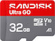 Sandisk Ultra microSDHC 32GB U1 A1 UHS-I