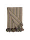 Selected by Pragmatic Unika Armchair Throw Jacquard 130x180cm Nature Green
