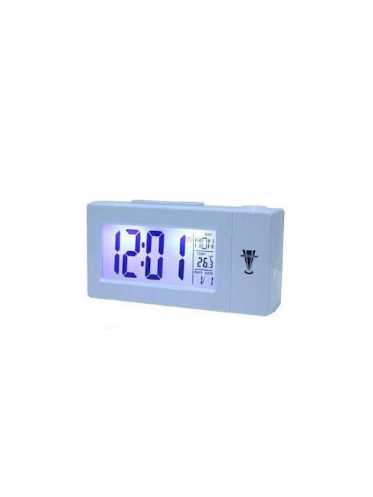 Tischuhr Digital LED mit Wecker Schwarz 14286-0500R-03R