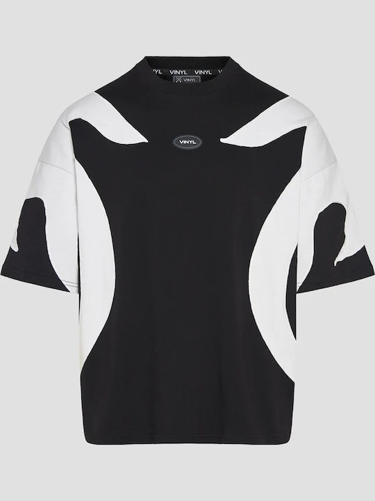 Vinyl Art Clothing Blouse Black