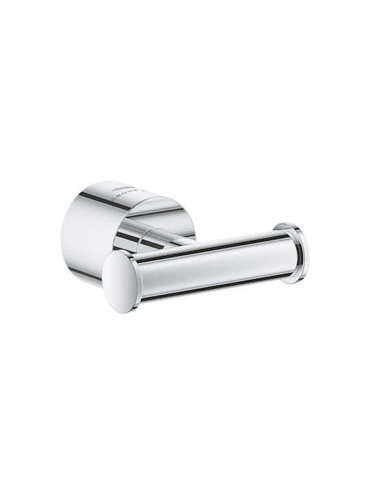 Grohe Atrio Double Bathroom Hook With Screws Silver