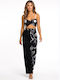 Γυναικείο Crop Top Βαμβακερό Milk White, Black
