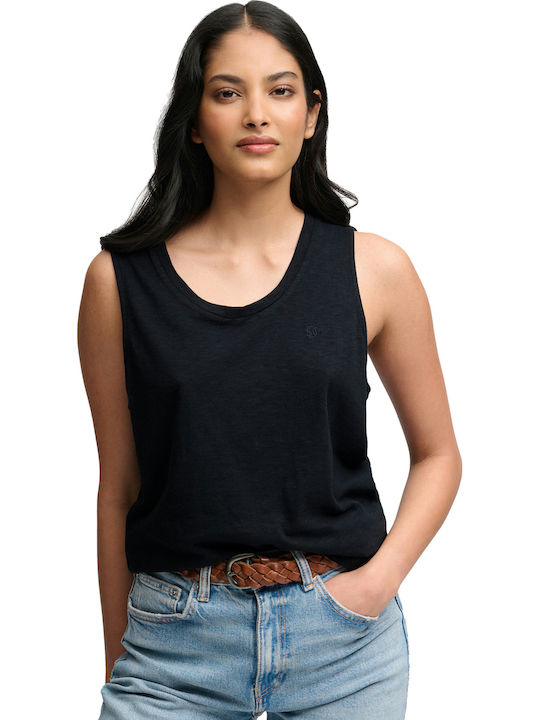 Superdry Scoop Neck Women's Sleeveless Blouse E...