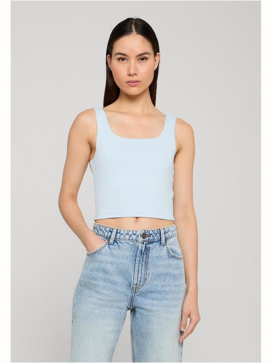 Urban Classics Women's Crop Top Freezeblue