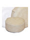 Bean Bag Stool Waterproof Pink 55x55x25cm