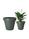 Grüner Kunststoff Gartenblumentopf 50 Cm
