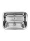 Kuchinox Drop-In Kitchen Sink Inox L65xW45cm Gray 5907791162748
