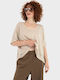 Women's Crop T-shirt Light Green