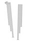 Themelidis Jewels Silver Dangle Earrings with Stones