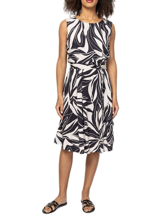 Heavy Tools Sommer Midi Hemdkleid Blau