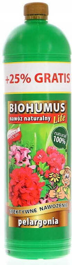 Biohumus Geraniums 1l Natural Fertilizer From Earthworm Cultivation