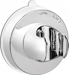 Suction Cup Holder Sno Shower Head Chrome