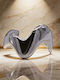 Silver Wave Cuff Bracelet