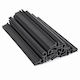 Set 10 Cleme Benzi Pentru Gard Zola Universal Rezistent Uv Pvc 19 X 2.3 Cm Gri Antracit