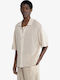 Short Sleeve Beige Shirt
