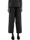 Damen Stoffhose Black