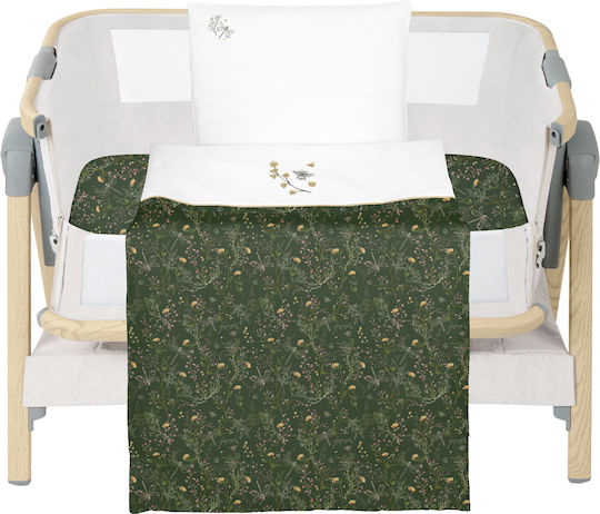 Kikka Boo Cradle Set Secret Garden Secret Garden Green 5 Pieces