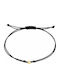 Kontopoulos Women's Macrame Cord Bracelet with Diamond