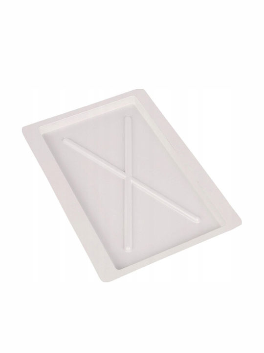 Altom Suprafață De Uscare Plastic Alb 23x35.5cm