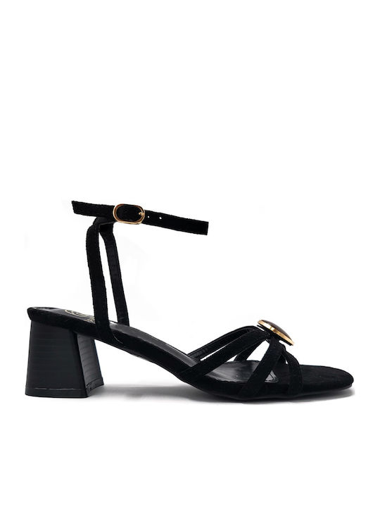 Givana Black Sandals