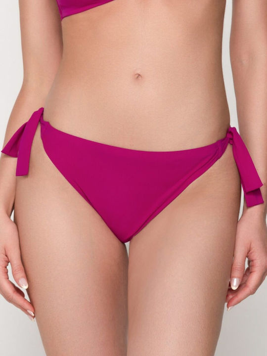Luna Bikini Slip cu Șnur Sapphire