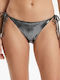 Glow Bikini Brazil με Κορδονάκια Γκρι