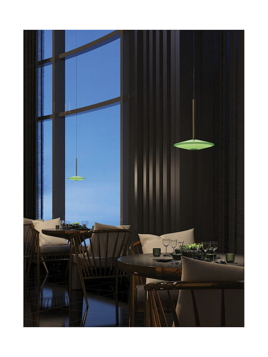 VK Lighting Ceiling Light Orange LED With Warm White Light