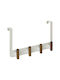 5Five Door Hook Cassie 5 Slots Metallic 35x10x20cm