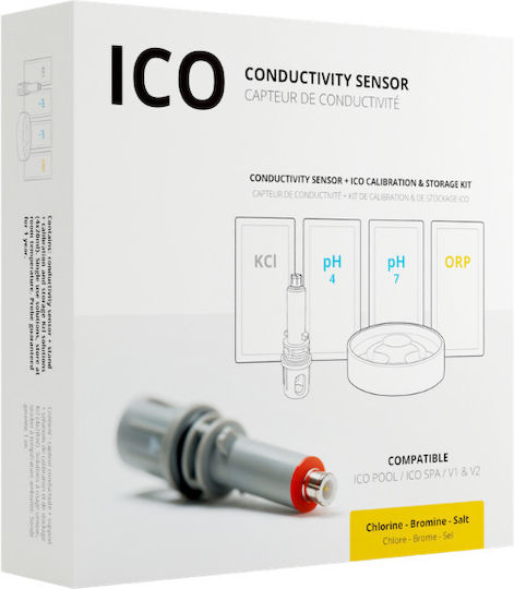 Ondilo Ico Kit Tds Redox Sensor Conductivity Sensor Calibration Set Ph Temperature Measurement Bluetooth 4.0 Gray