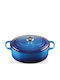 Le Creuset Azure Shallow Pot Cast Iron 6.3L / 31cm
