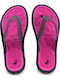 Women's Flip Flops in Fuchsia Color