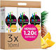 Alter eGo Alter eGo E-Liquids Anfüllflüssigkeit Ananas 8mg 10ml 3 Stück