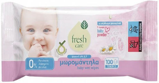 Septona Care Μωρομάντηλα χωρίς Οινόπνευμα & Parabens 100τμχ